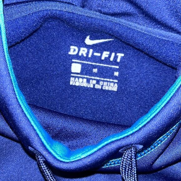 Nike Women's Pullover Fleece Swoosh Hood High Neck Hoodie Hooded Sweatshirt M - Picture 4 of 5